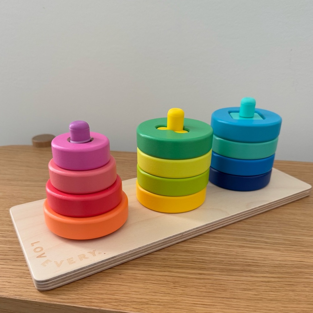 LOVEVERY TWIST-PIVOT-PATTERN-PUZZLE TODDLER-MONTESSORI TOY